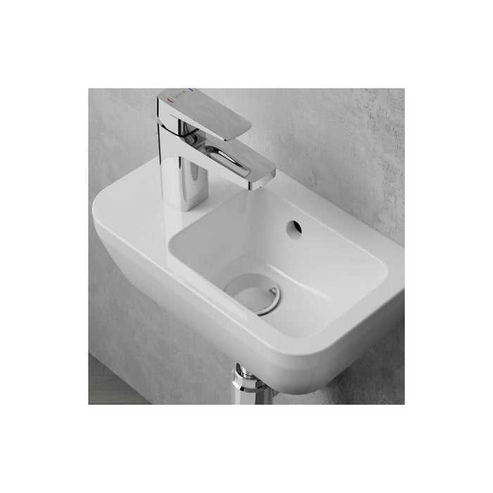 VitrA Integra 370x220mm 1TH Compact Basin (No Overflow) - White - Unbeatable Bathrooms