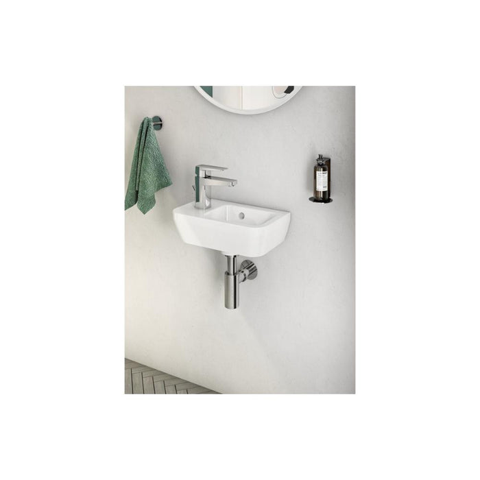 VitrA Integra 370x220mm 1TH Compact Basin (No Overflow) - White - Unbeatable Bathrooms