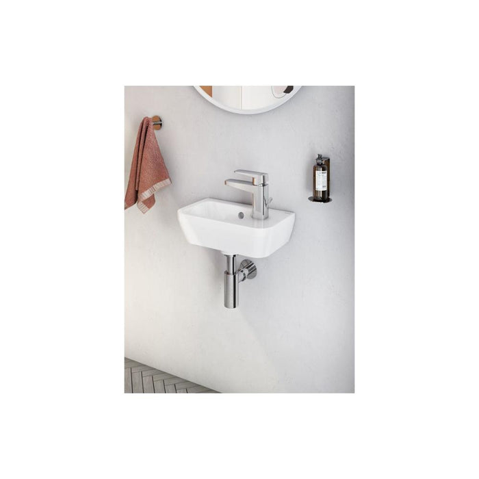 VitrA Integra 370x220mm 1TH Compact Basin (No Overflow) - White - Unbeatable Bathrooms