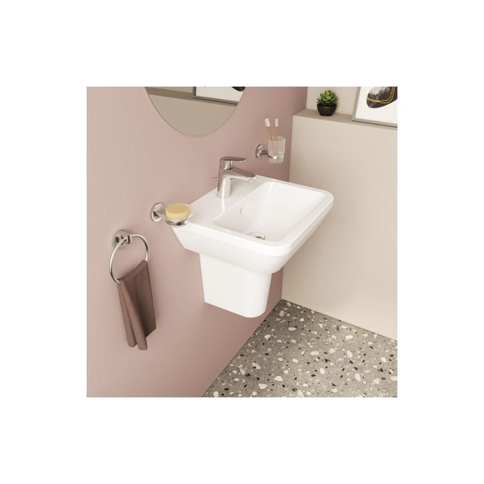 VitrA Integra 1TH Basin with Overflow - White - Unbeatable Bathrooms