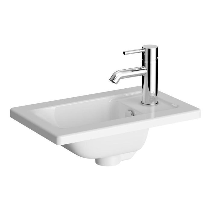 VitrA Integra 1TH Basin with Overflow - White - Unbeatable Bathrooms