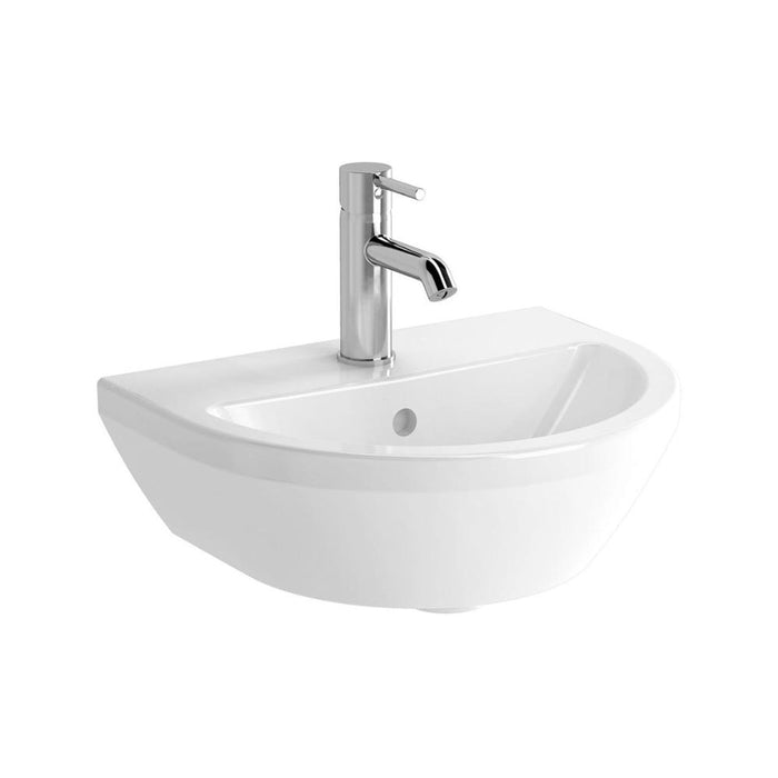 VitrA Integra 1TH Basin with Overflow - White - Unbeatable Bathrooms