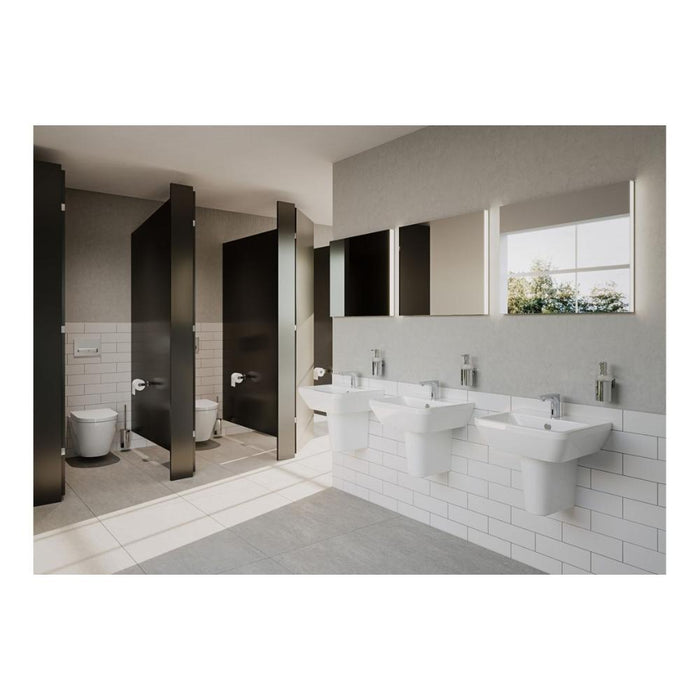 VitrA Integra 1TH Basin with Overflow - White - Unbeatable Bathrooms