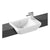 VitrA Integra 550x370mm 1TH Semi Recessed Basin (RH) - White - Unbeatable Bathrooms