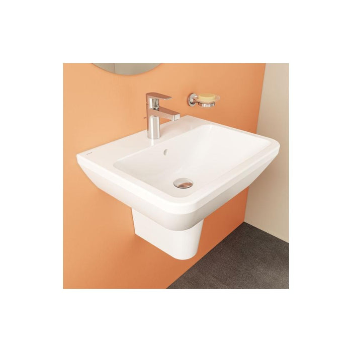 VitrA Integra 1TH Basin with Overflow - White - Unbeatable Bathrooms