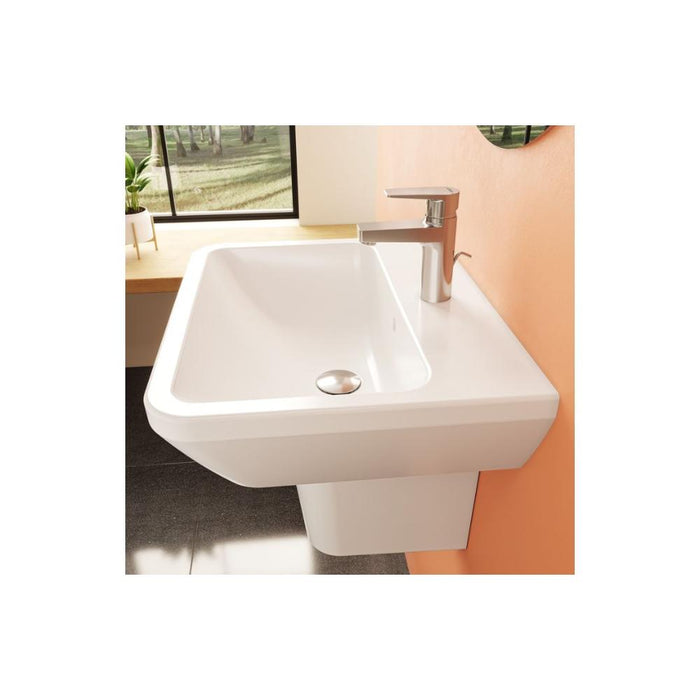 VitrA Integra 1TH Basin with Overflow - White - Unbeatable Bathrooms