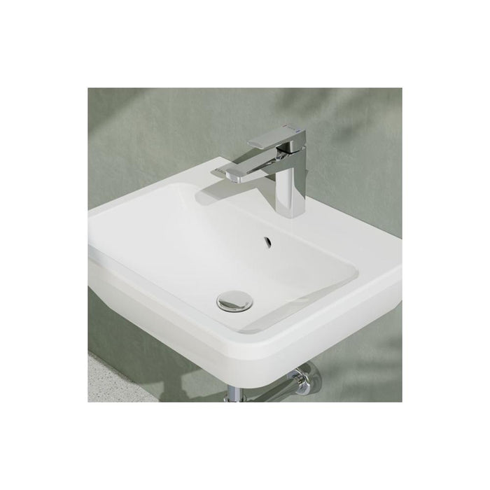 VitrA Integra 1TH Basin with Overflow - White - Unbeatable Bathrooms
