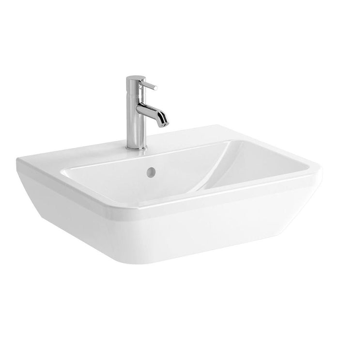 VitrA Integra 1TH Basin with Overflow - White - Unbeatable Bathrooms
