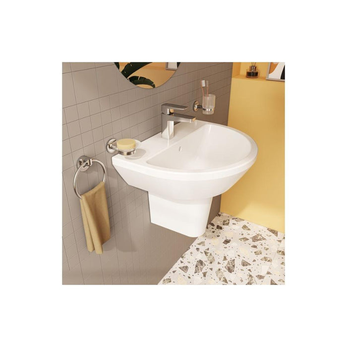 VitrA Integra 1TH Basin with Overflow - White - Unbeatable Bathrooms