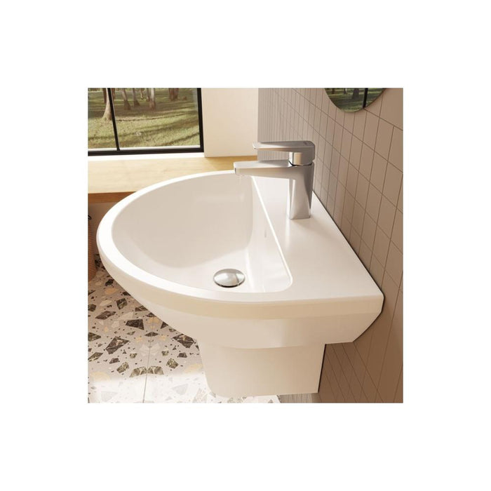 VitrA Integra 1TH Basin with Overflow - White - Unbeatable Bathrooms