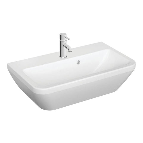 VitrA Integra Compact Basin with Overflow - White - Unbeatable Bathrooms