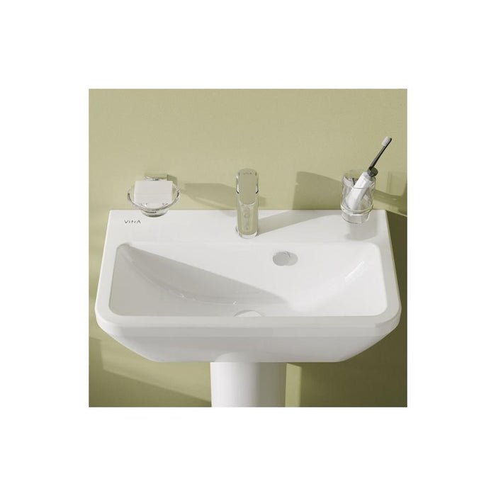 VitrA Integra Compact Basin with Overflow - White - Unbeatable Bathrooms