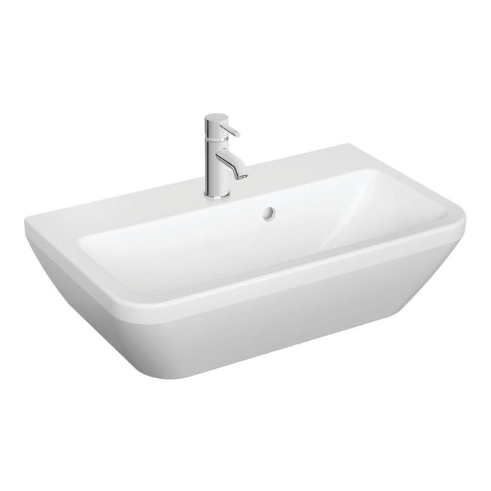 VitrA Integra Compact Basin with Overflow - White - Unbeatable Bathrooms