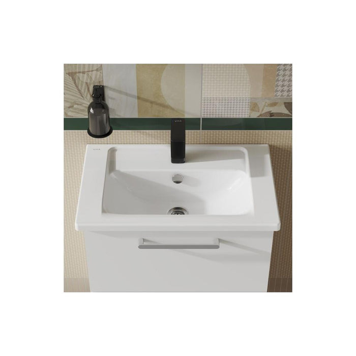 VitrA Integra Compact Basin with Overflow - White - Unbeatable Bathrooms