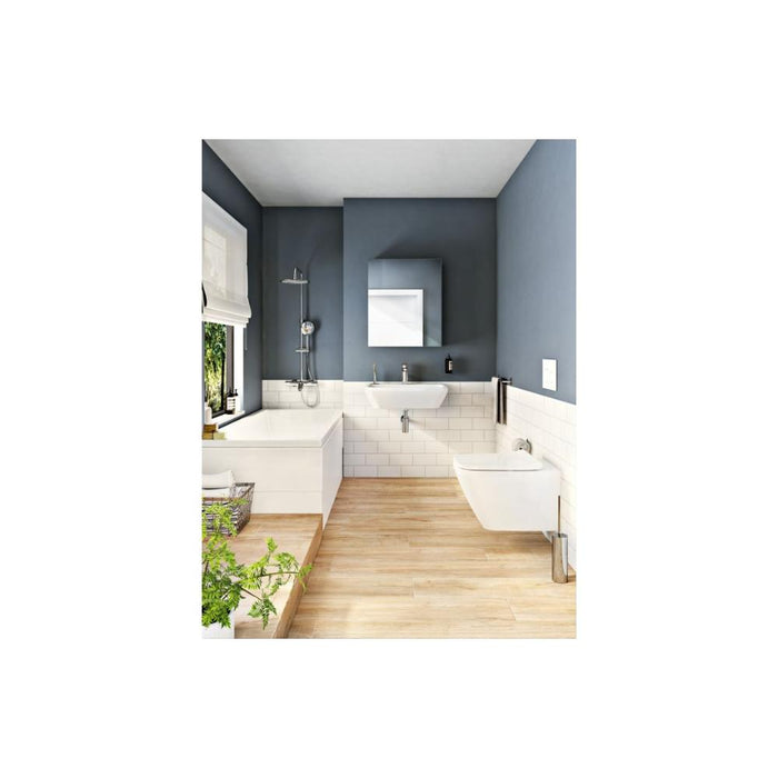 VitrA Integra 1TH Basin with Overflow - White - Unbeatable Bathrooms