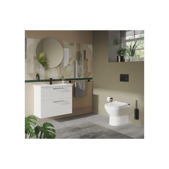 VitrA Integra Vanity Basin with Overflow - White - Unbeatable Bathrooms