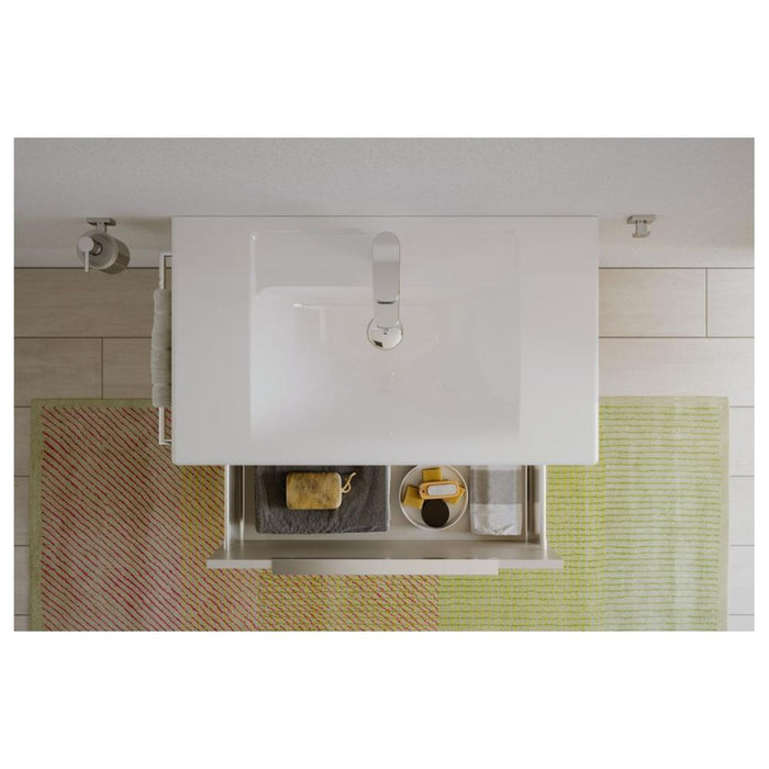 VitrA Integra Vanity Basin with Overflow - White - Unbeatable Bathrooms