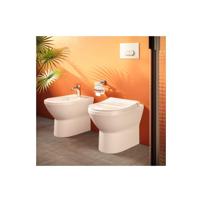 VitrA Integra Back to Wall Bidet - White - Unbeatable Bathrooms