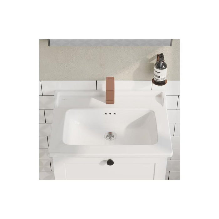 VitrA Integra Classic 610x475mm 1TH Vanity Basin Only - White - Unbeatable Bathrooms