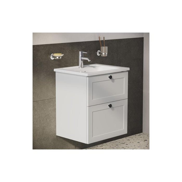 VitrA Integra Classic 610x475mm 1TH Vanity Basin Only - White - Unbeatable Bathrooms