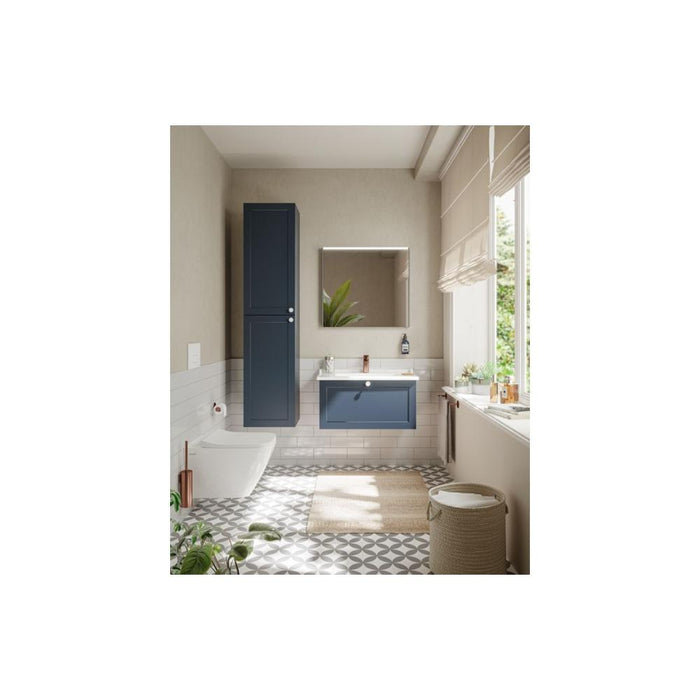 VitrA Integra Classic 1TH Vanity Basin w/Overflow - White - Unbeatable Bathrooms