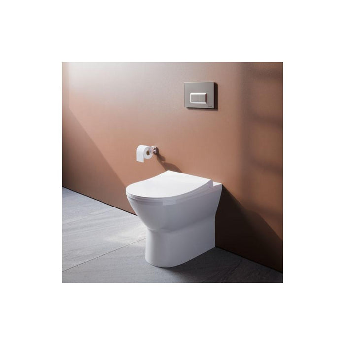 VitrA Integra Rimless Back to Wall Pan Only - White - Unbeatable Bathrooms