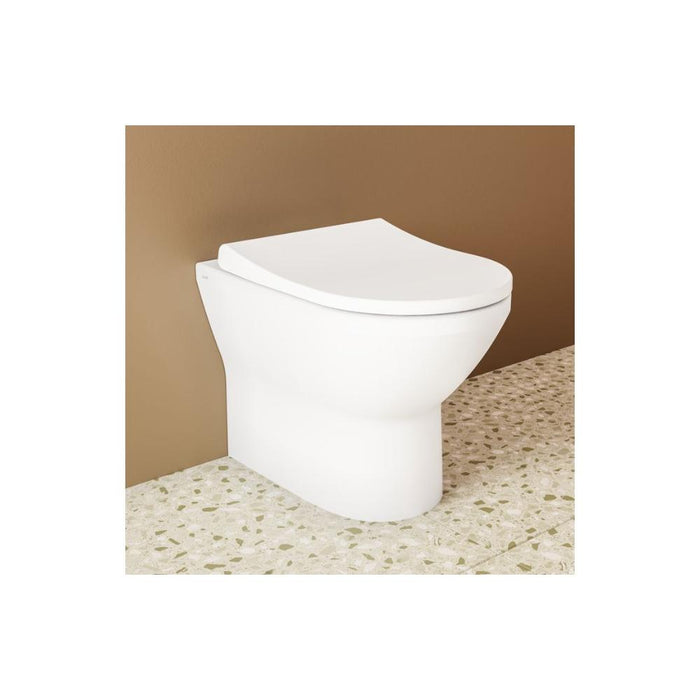 VitrA Integra Rimless Back to Wall Pan Only - White - Unbeatable Bathrooms