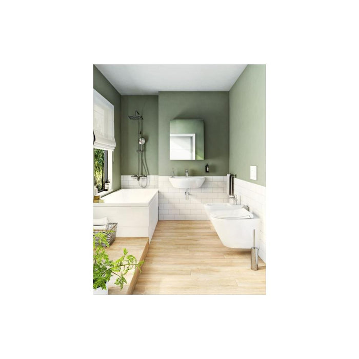 VitrA Integra Rimless Wall Hung Pan Only (Hidden Fix) - White - Unbeatable Bathrooms