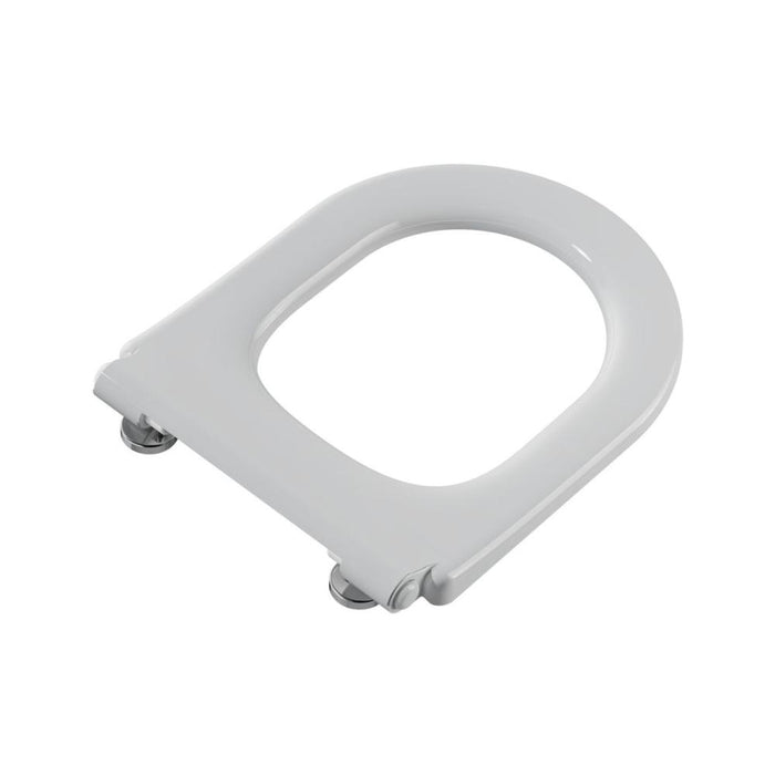 VitrA Integra Soft Close Ring Toilet Seat - White - Unbeatable Bathrooms