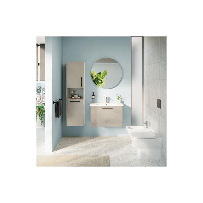 VitrA Integra Square Back to Wall Bidet - White - Unbeatable Bathrooms