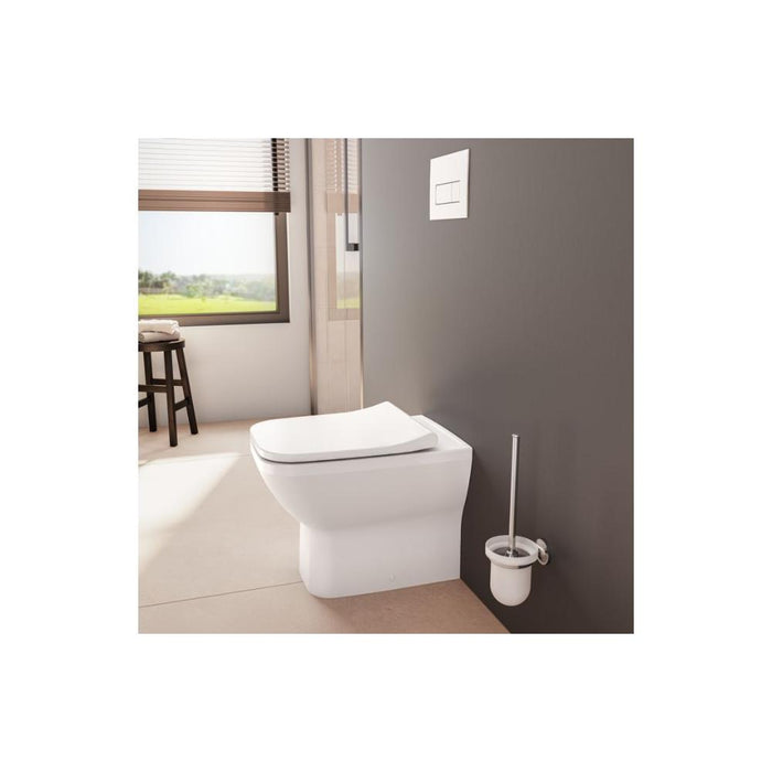 VitrA Integra Square Rimless Back to Wall Pan Only - White - Unbeatable Bathrooms