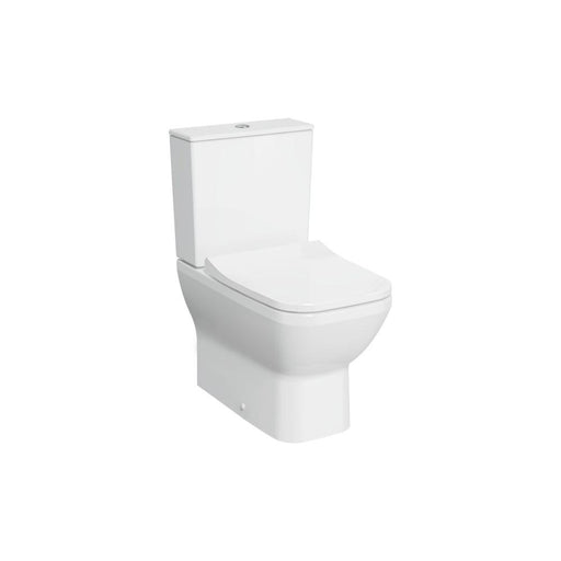 VitrA Integra Square Rimless Fully Shrouded Close Coupled Pan Only - White - Unbeatable Bathrooms
