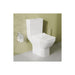 VitrA Integra Square Rimless Open Back Close Coupled Pan Only - White - Unbeatable Bathrooms