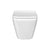 VitrA Integra Square Rimless Wall Hung Pan Only - White - Unbeatable Bathrooms