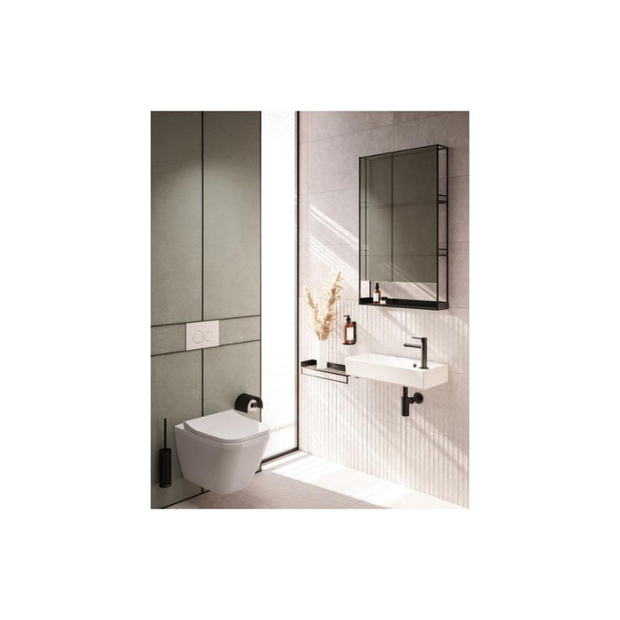 VitrA Integra Square Slim Toilet Seat - White - Unbeatable Bathrooms