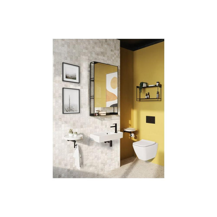 VitrA Integra Square Slim Toilet Seat - White - Unbeatable Bathrooms