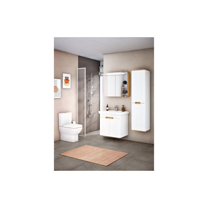 VitrA Integra Square Soft Close Toilet Seat - White - Unbeatable Bathrooms