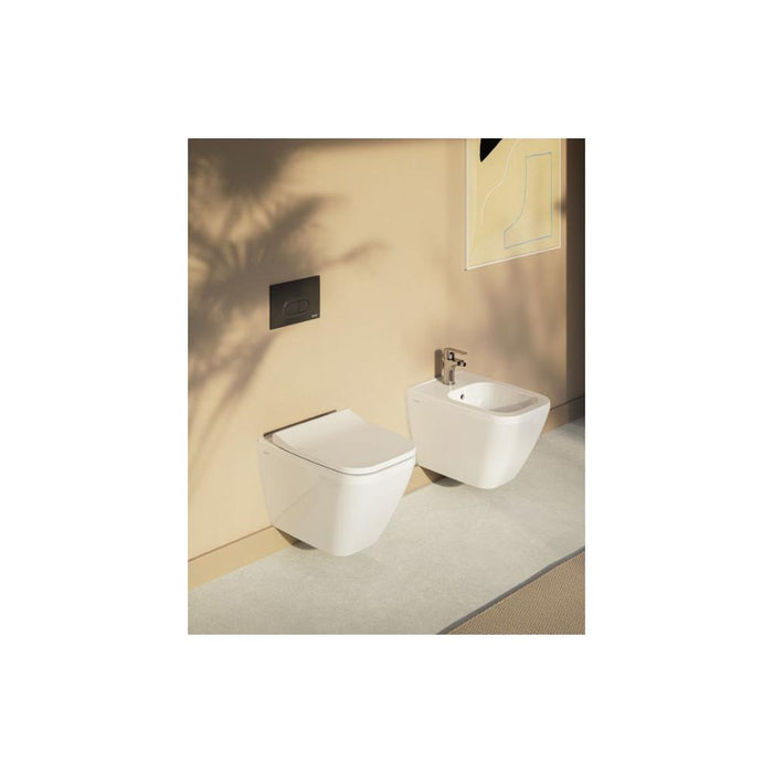 VitrA Integra Square Wall Hung Bidet - White - Unbeatable Bathrooms