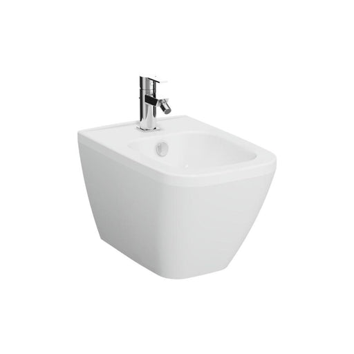VitrA Integra Square Wall Hung Bidet - White - Unbeatable Bathrooms