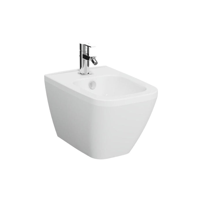 VitrA Integra Square Wall Hung Bidet - White - Unbeatable Bathrooms