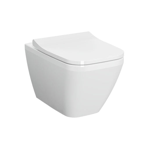 VitrA Integra Square Wall Hung Pan Only - White - Unbeatable Bathrooms