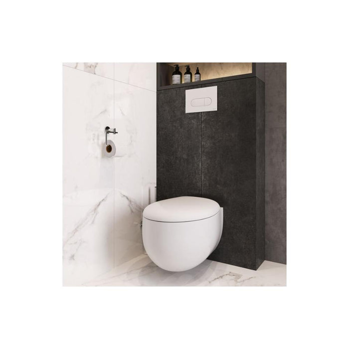 VitrA Loop Round Flush Plate - Unbeatable Bathrooms