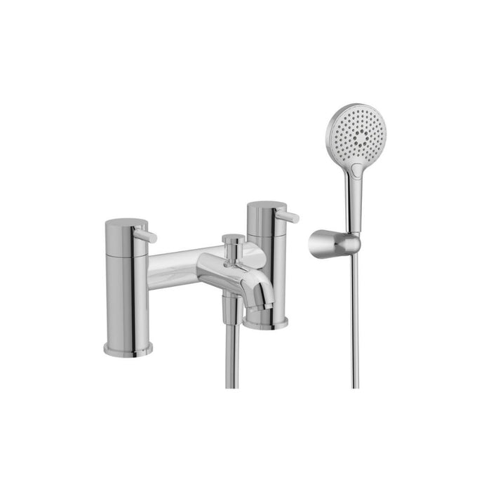VitrA Minimax S 2-Hole Bath/Shower Mixer - Chrome - Unbeatable Bathrooms