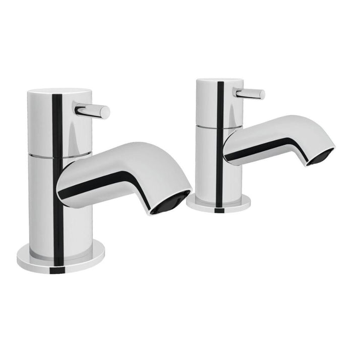 VitrA Minimax S Bath Pillar Taps- Chrome - Unbeatable Bathrooms