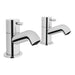 VitrA Minimax S Bath Pillar Taps- Chrome - Unbeatable Bathrooms