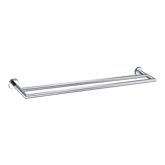 VitrA Minimax S Double Towel Rail - Chrome - Unbeatable Bathrooms