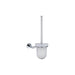 VitrA Minimax S WC Brush Holder - Chrome - Unbeatable Bathrooms