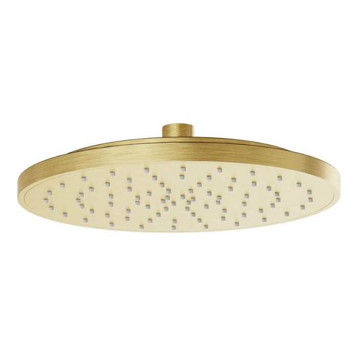 VitrA Origin Classic 250mm Showerhead - Brushed Gold - Unbeatable Bathrooms