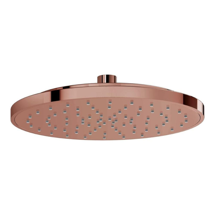 VitrA Origin Classic 250mm Showerhead - Brushed Gold - Unbeatable Bathrooms