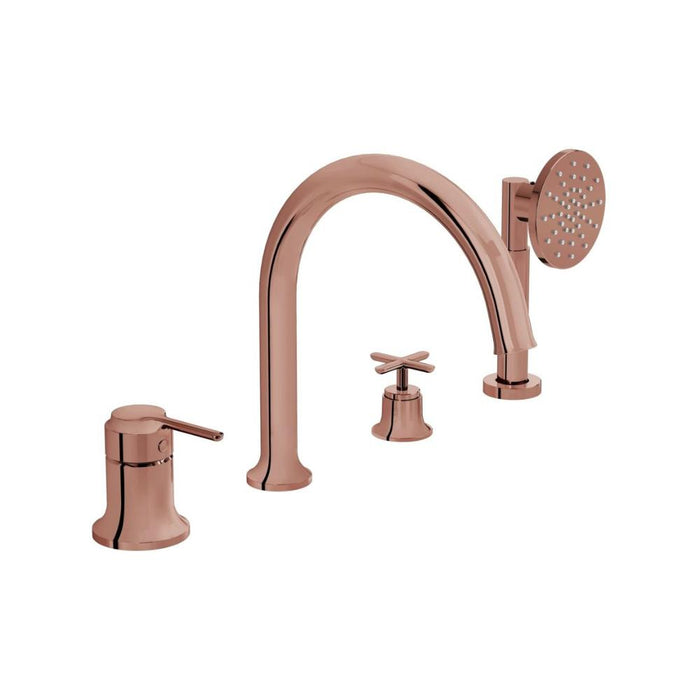 VitrA Origin Classic 4-Hole Bath/Shower Mixer - Unbeatable Bathrooms